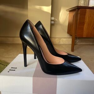 Barbara Bui Black Leather Heels